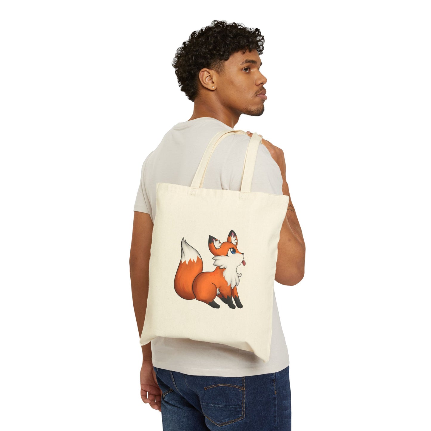 Innocent Fox Cotton Canvas Tote Bag