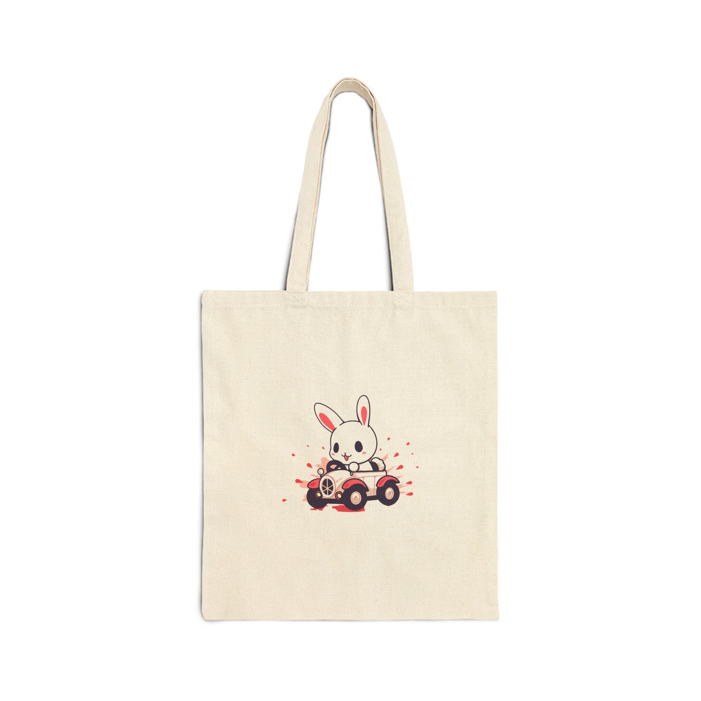 Happy Bunny Cotton Canvas Tote Bag