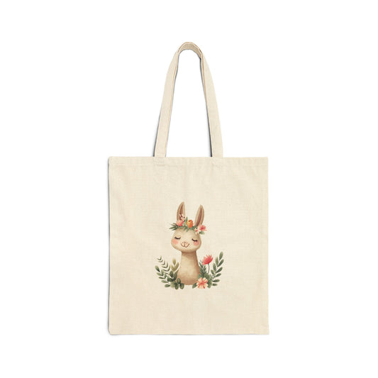 Cute Dear Art Cotton Canvas Tote Bag