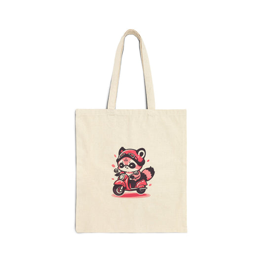 Swagy Kitty Cotton Canvas Tote Bag