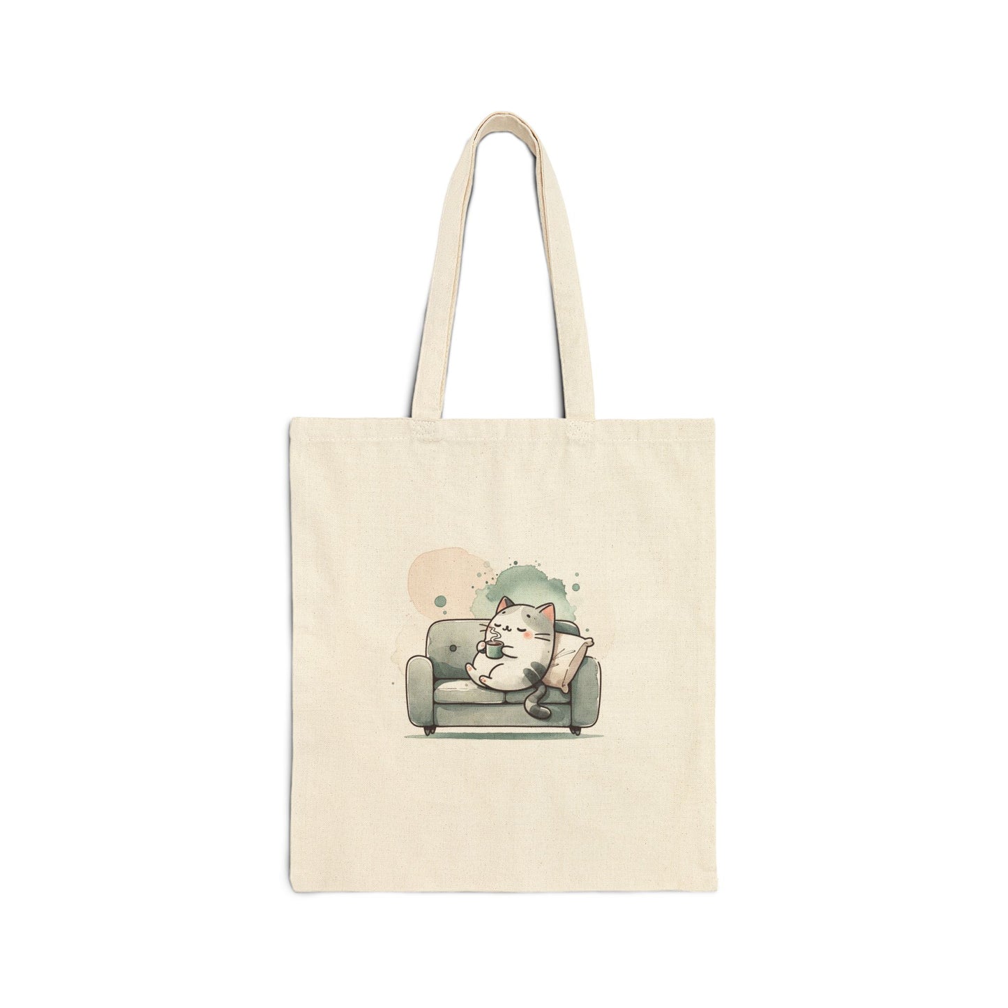 Let Me Relax Cotton Canvas Tote Bag