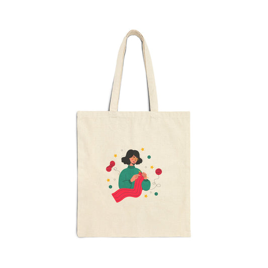 Nostalgia Cotton Canvas Tote Bag