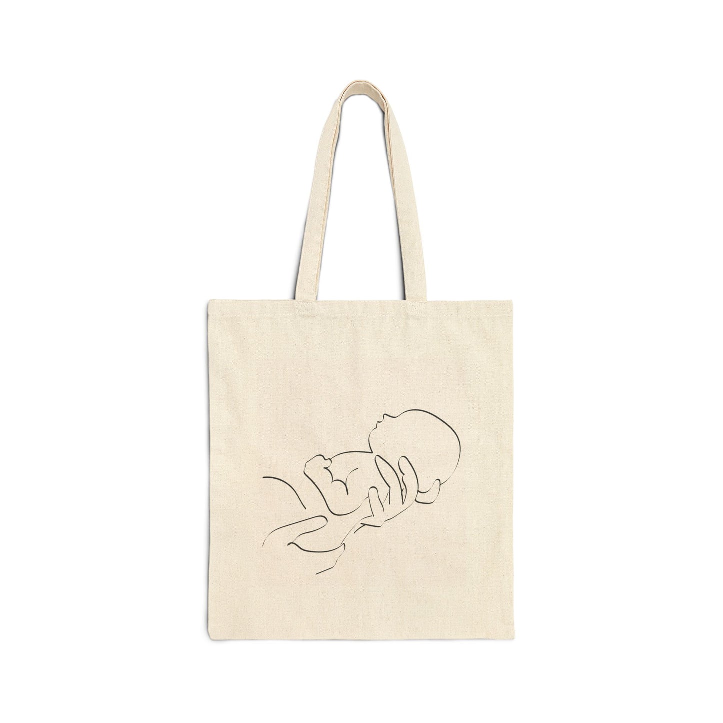 Mother Baby Cotton Canvas Tote Bag