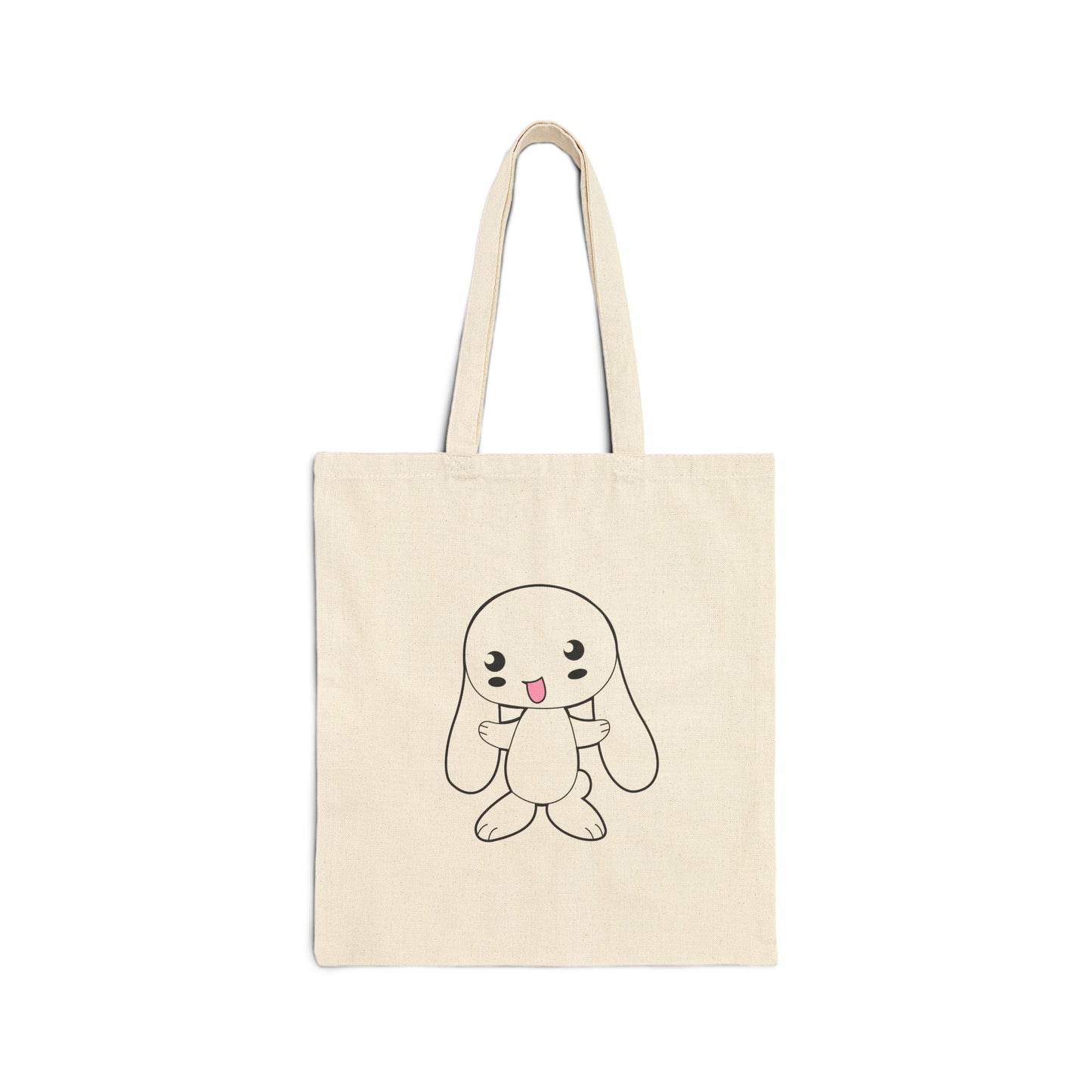 Cutie-Pie Cotton Canvas Tote Bag
