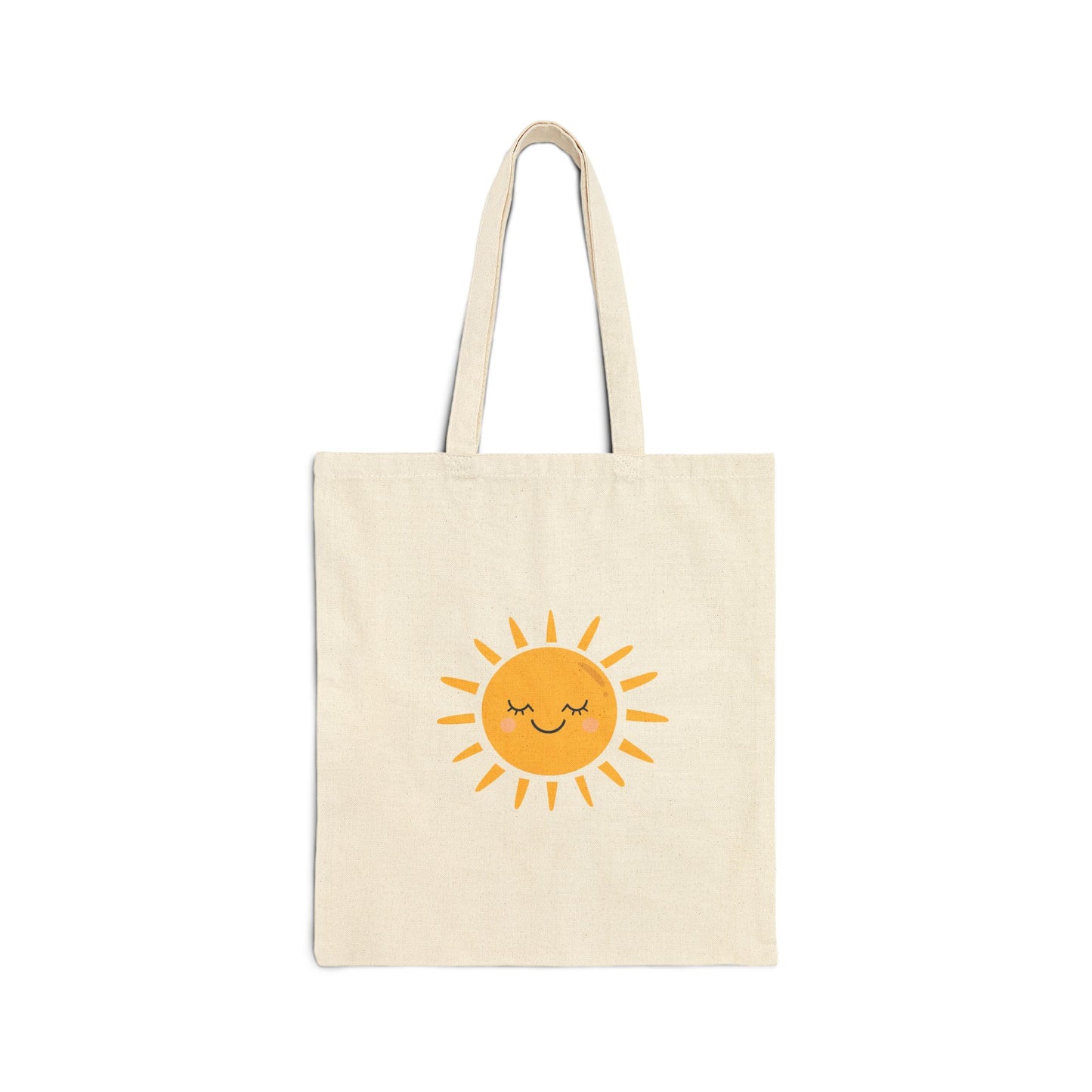 Sunshine Cotton Canvas Tote Bag