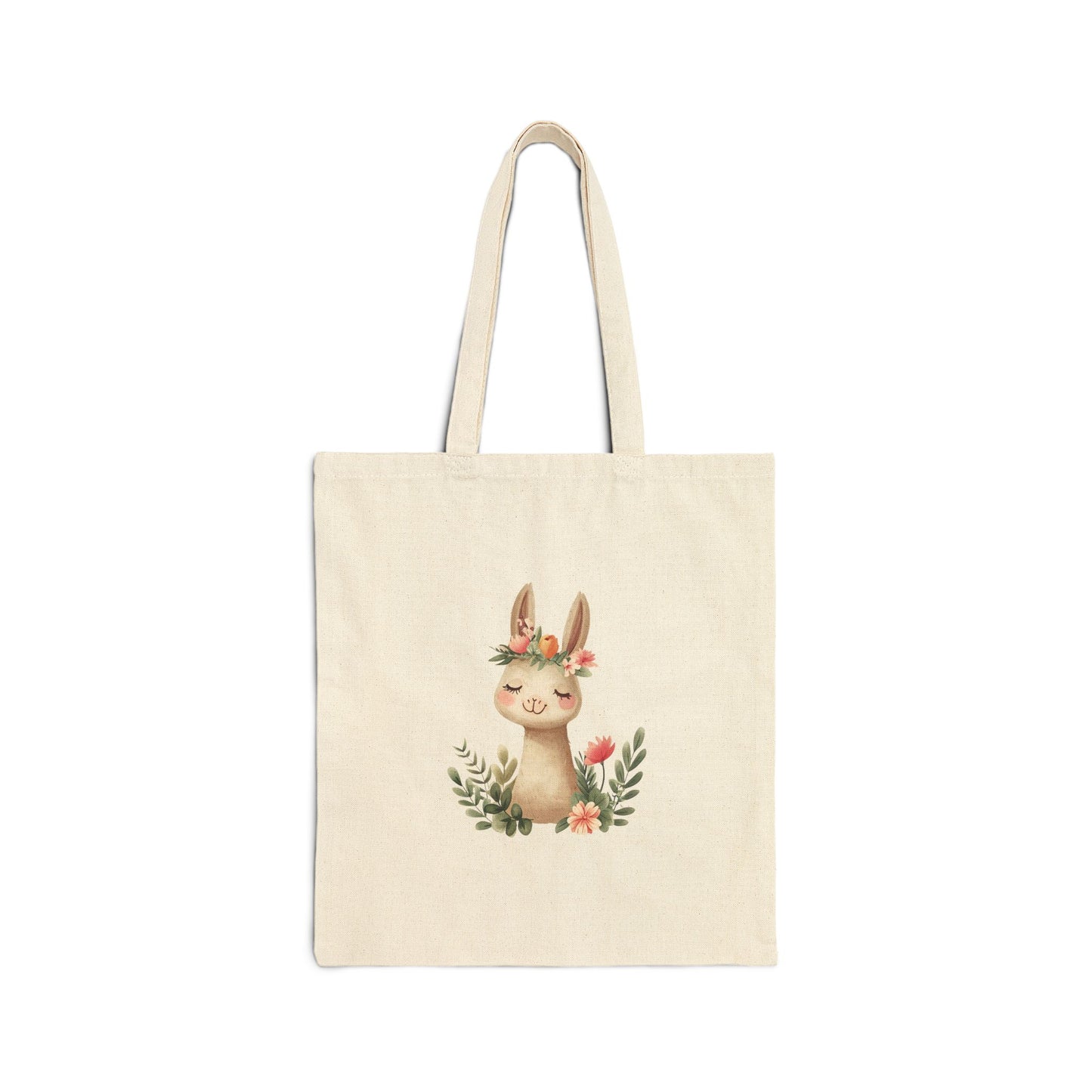 Cute Dear Art Cotton Canvas Tote Bag