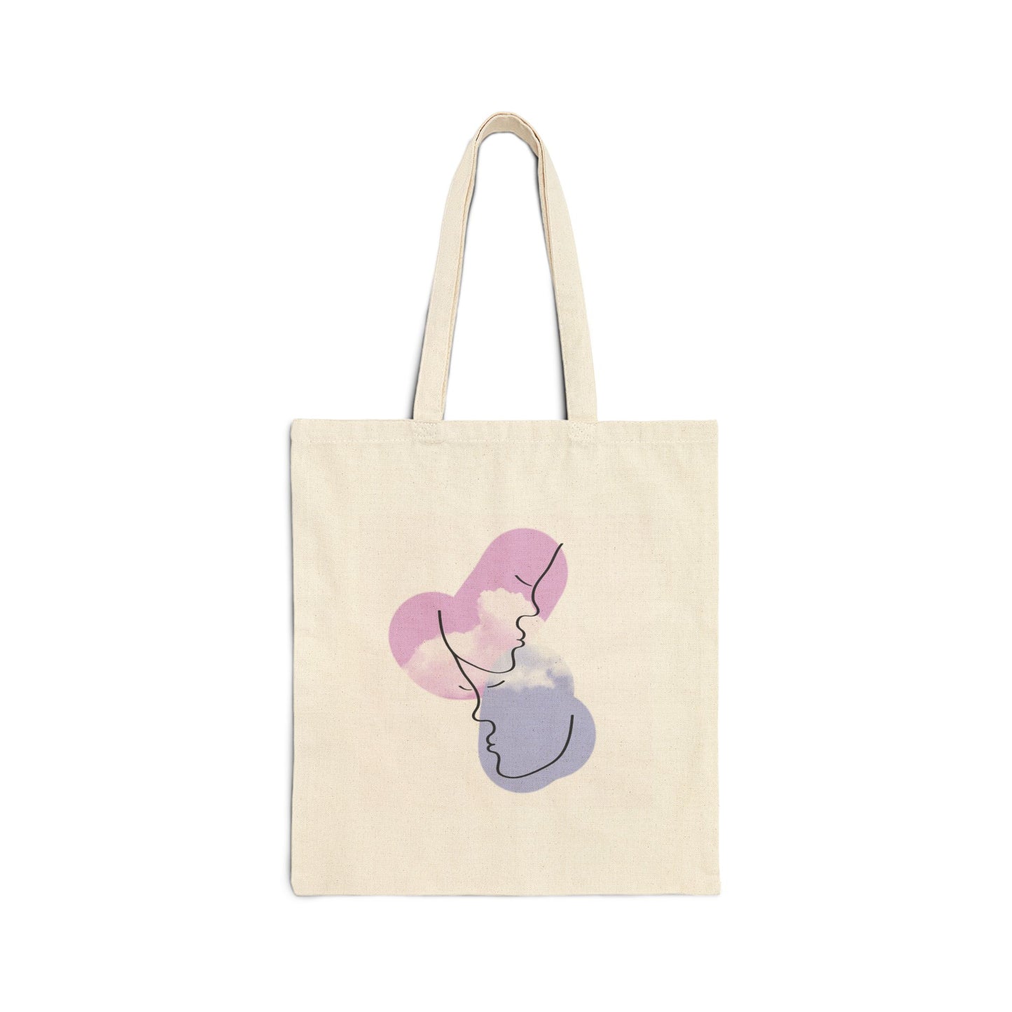 I`m with You Cotton Canvas Tote Bag