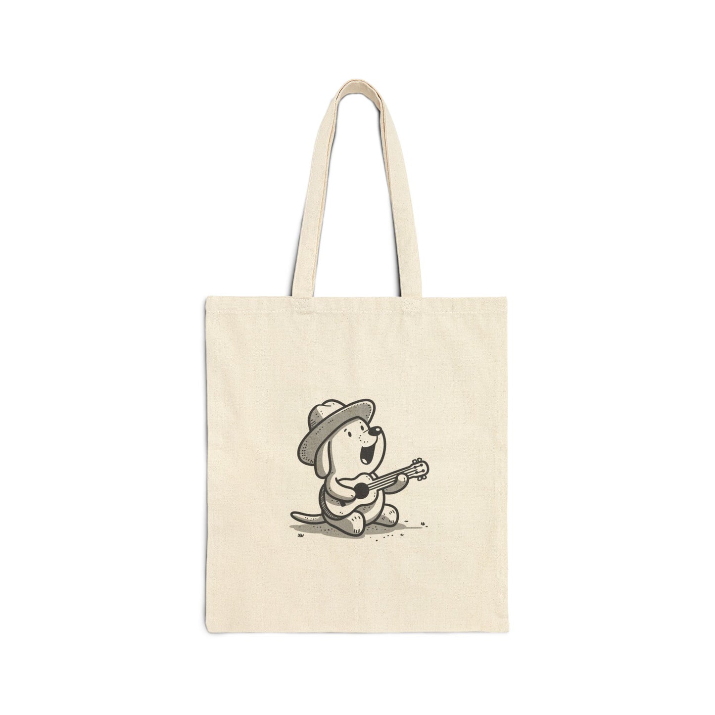 Cute Artist Cotton Canvas Tote Bag